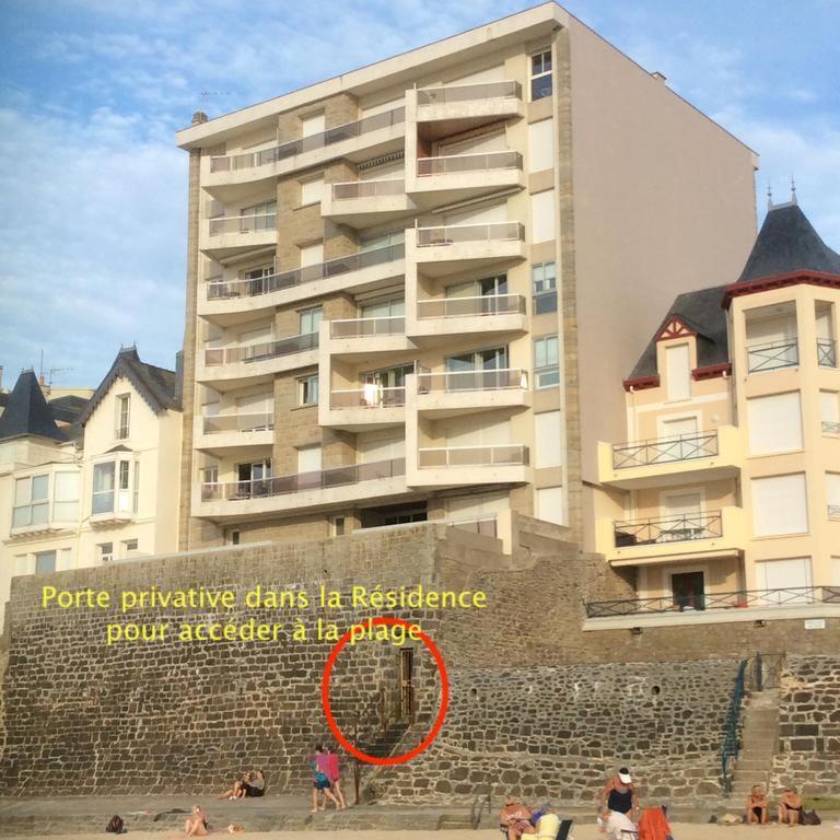 Appartement Les Pieds Dans L'Eau - Residence Sur La Plage Сен-Мало Экстерьер фото